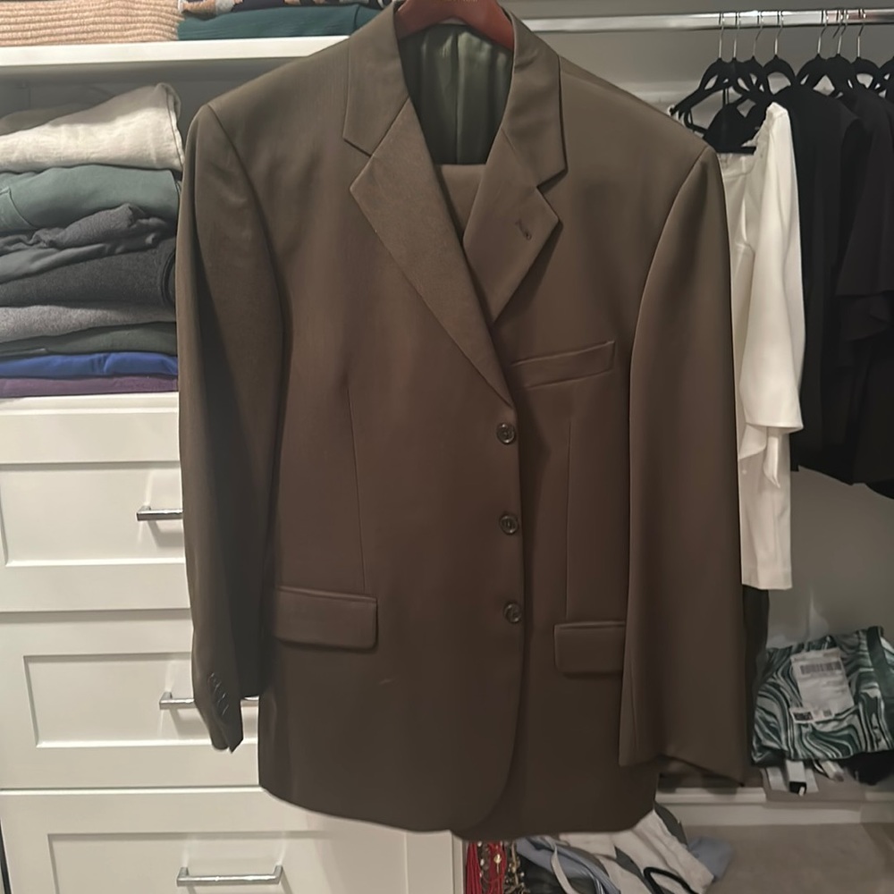 Chocolate Brown Joseph Abboud Suit